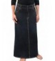 Womens Modest Line Denim Stonewash