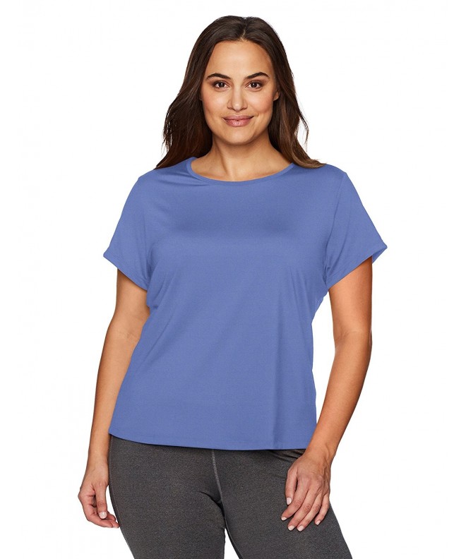 Women's Plus Size Rock Steady Tee - Bijiou Blue - CQ182S4M8MK