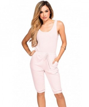 Babe Society Womens Sleeveless Jumpsuit