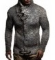 Leif Nelson LN20738 Turtleneck Cardigan