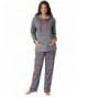 PajamaGram Hooded Fleece Flannel Pajamas