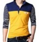 Sandbank Casual Striped Sleeve Shirts