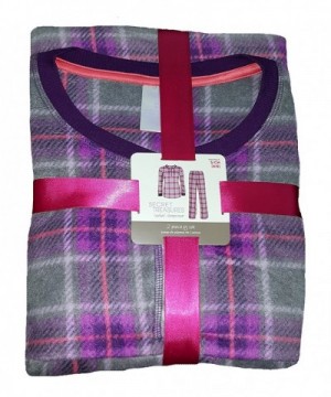 Purple Plaid Design Bottoms Pajama