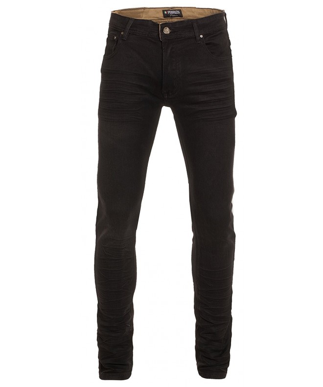 Perruzo Biker Ripped Skinny Denim