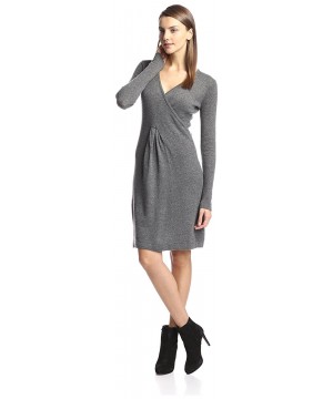 Cashmere Addiction Surplice Sweater Heather