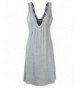 Coolmee Sleeveless Nightgown Sleepwear Babydoll