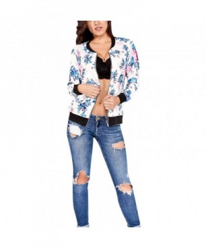 Womens Classic Zipper Floral Printed