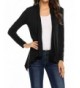 ELESOL Womens Sleeve Cardigan Black