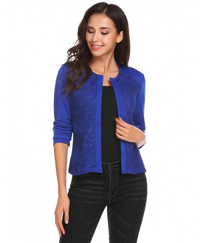 ladies royal blue coat