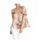 MigoKerl Womens Shoulder Floral Causal