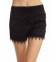 ToBeInStyle Womens Crotchet Lace Shorts