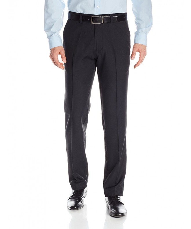 Men's Tall Performance Micro Solid Gabardine Slim-Fit Plain-Front Pant ...