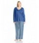 Nautica Womens Flannel Pajama Igloo