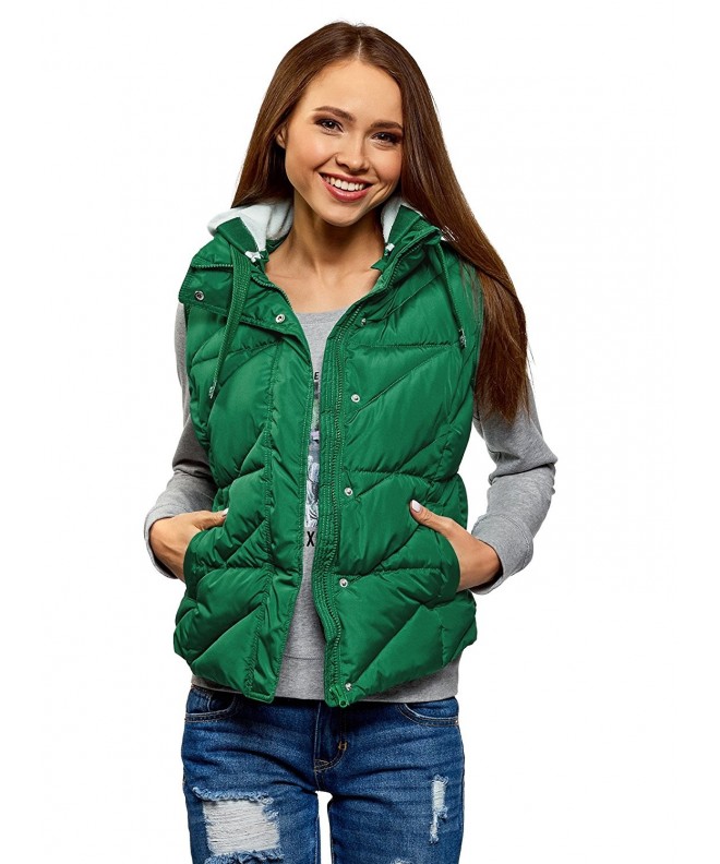 oodji Ultra Womens Hooded Quilted