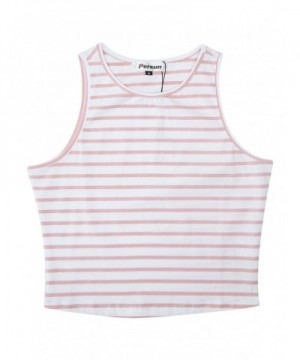 PERSUN Womens Summer Basic Striped