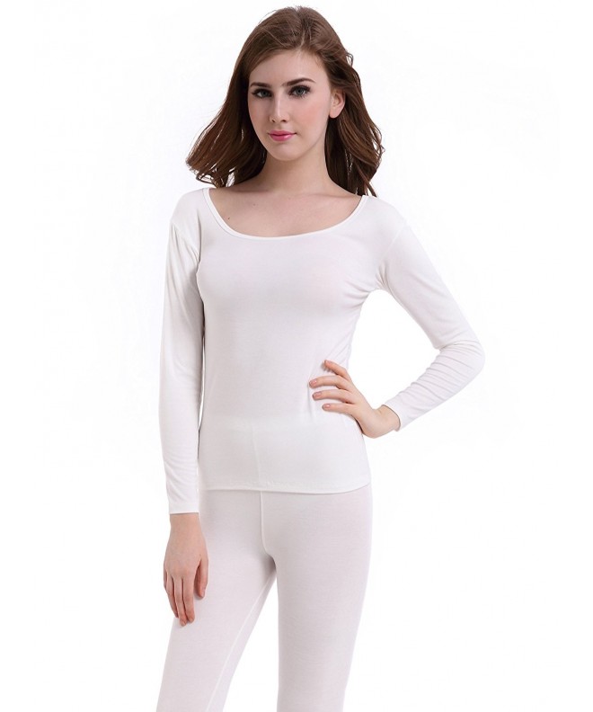 Thermal Underwear Women Long Base Layer Winter -Ultra Thin Set Bottom ...