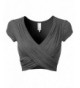 V Neck Twisted Front Draped Party