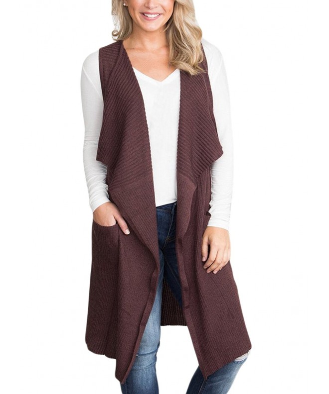 Sidefeel Sleeveless Knitted Cardigan Sweater