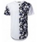 URBANTOPS Hipster Floral Longline T shirt