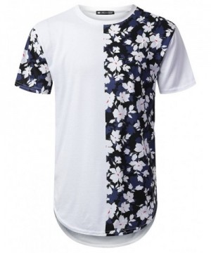 URBANTOPS Hipster Floral Longline T shirt