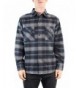 YAGO Flannel Sleeve Plaid Button