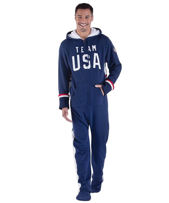 PajamaGram Hooded Onesie Footed Pajamas