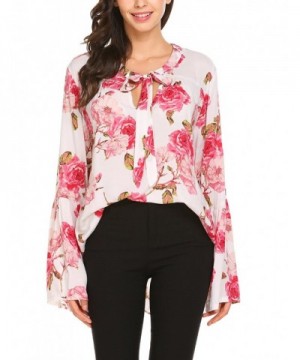 Venena Womens Casual Floral Sleeve