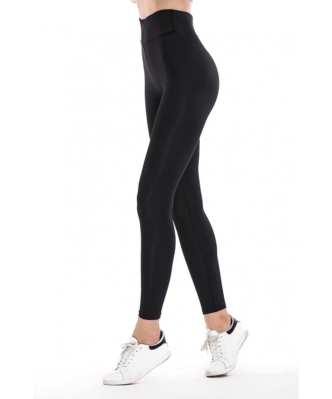 Flattering Women's Yoga Leggings Pants - Never Fading Colors - Black ...