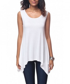 iGENJUN Womens Scoop Summer Sleeveless