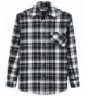 Esenchel Sleeve Plaid Cotton Flannel