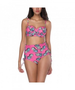 GINVELL Pineapple Printed Underwire Swimsuit