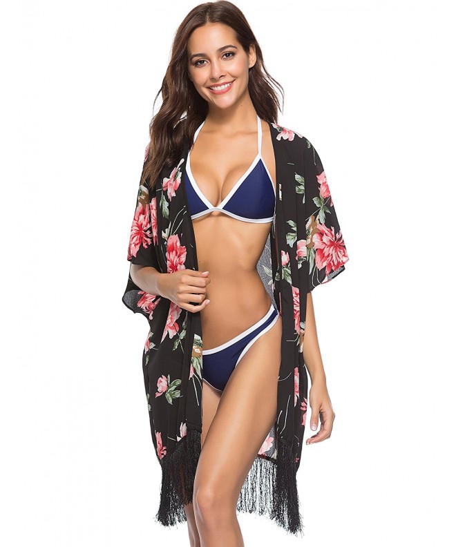 Bikini Tassel Cardigan Kimono Swimwear