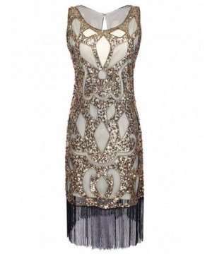 Vijiv Sequined Embellishment Paisley Flapper