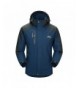 BUAAM Midweight Waterproof Windbreaker Raincoat