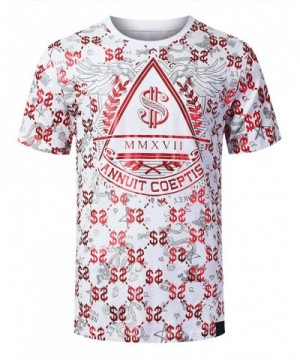 URBANCREWS Hipster Money Print T Shirt