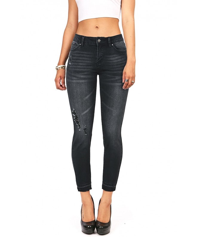 Wax Denim Womens Juniors Ankle