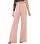 Angashion Womens Straight Waisted Palazzo