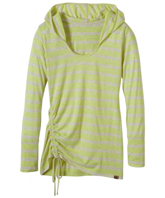 prAna Vinyasa Hoodie Womens Limeade