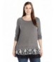 Karen Kane Womens Sweater Heather