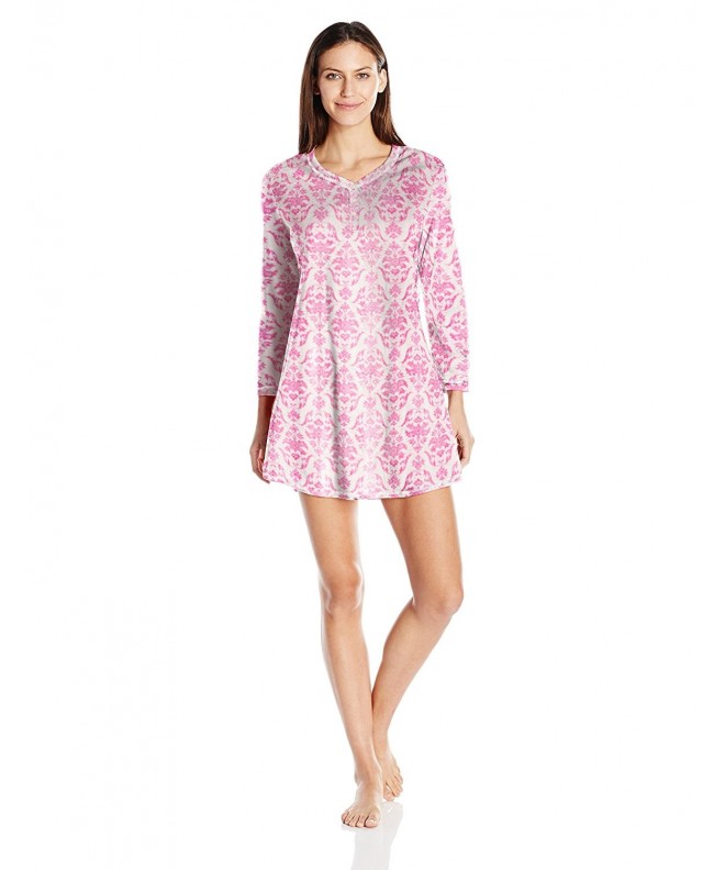 Karen Neuburger Womens Sleeve Nightshirt