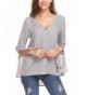 Zeagoo Womens Casual Chiffon Blouses