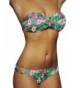 QingLemon Bandeau Bikini Swimwear Swimsuit