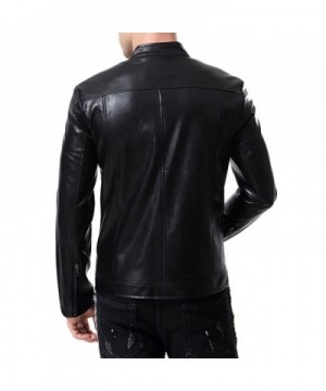 2018 New Men's Faux Leather Jackets