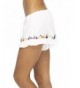 Back Bali Embroidery Shorts Elastic