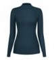 2LUV Womens Blend Stretch Turtleneck