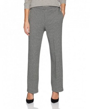 Alfred Dunner Elastic Pockets Houndstooth