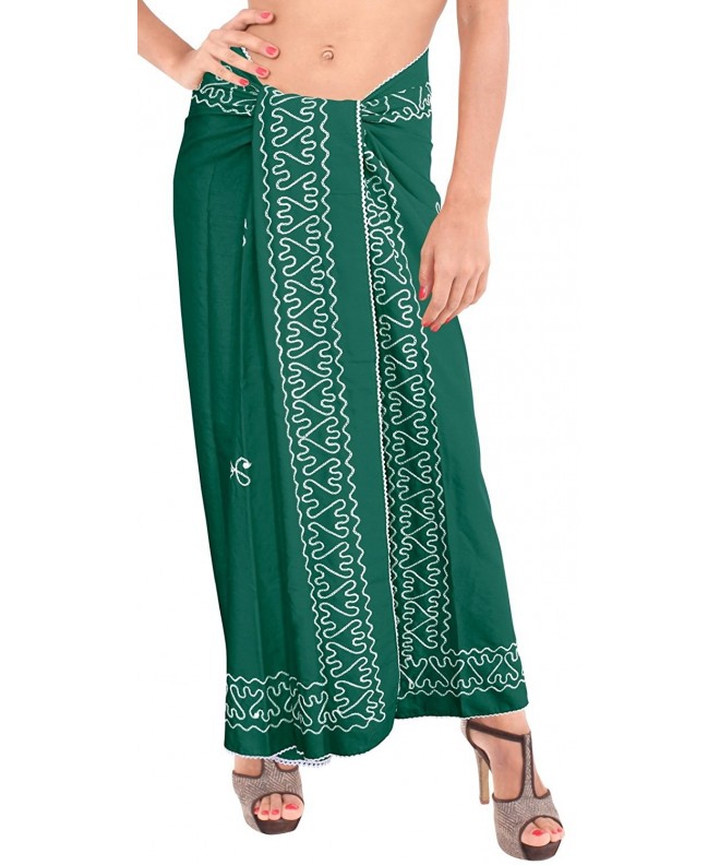 Leela Bathing Sarong Swimsuit Embroidered