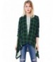 Allegra Womens Handkerchief Plaids Cardigan