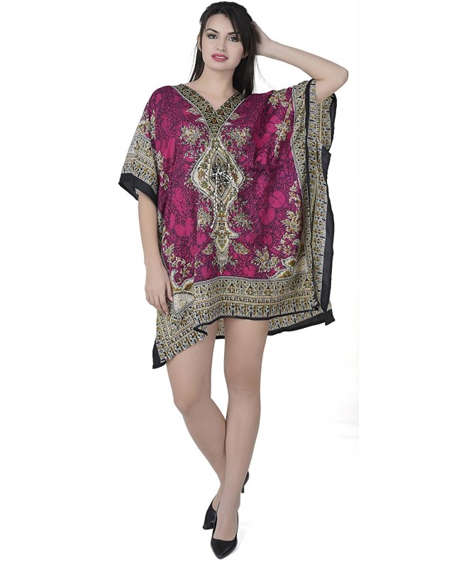 Kaftan Dress For Womens Robe Beach Tunic Dress Cover Up Caftan ...