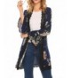 Mofavor Womens Cardigan Patchwork Floral 2